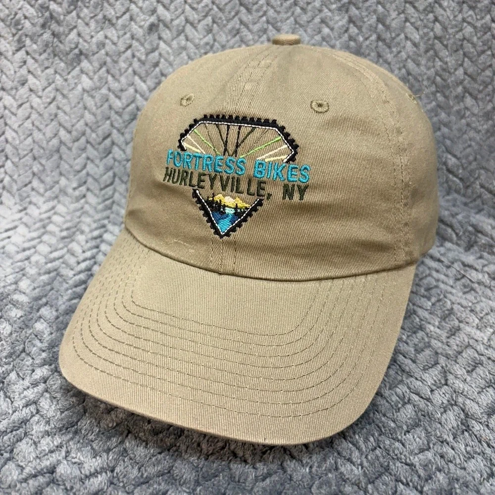 Outdoor Cap Fortress Bikes Hurleyville NY Hat Tan Khaki BCT-662 Adjustable